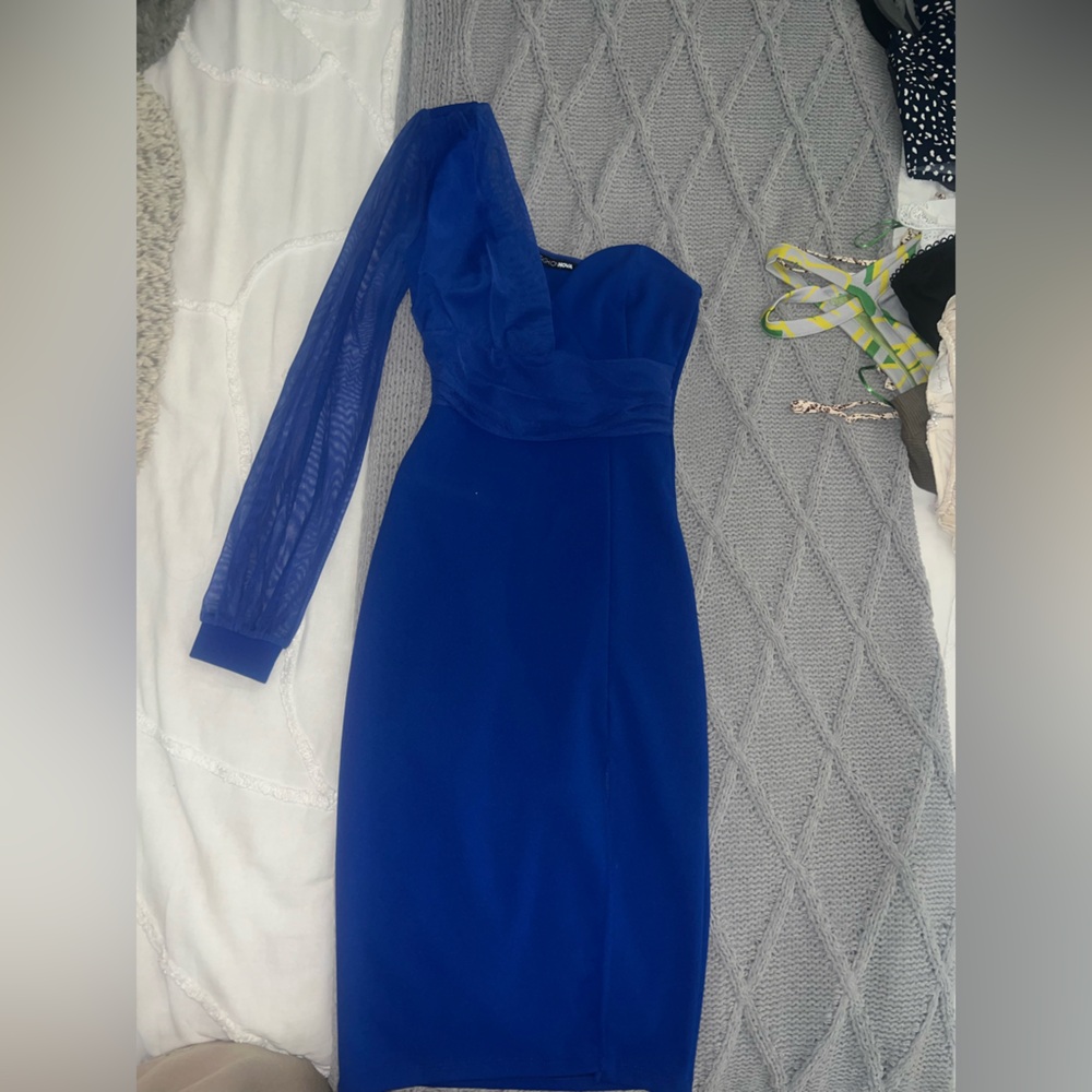 Fashion Nova Vibrant Blue Dress
